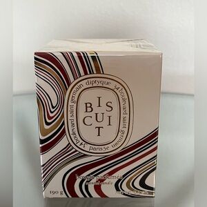 Diptyque Biscuit candle brand new in box holiday classic size 190g 6.5oz